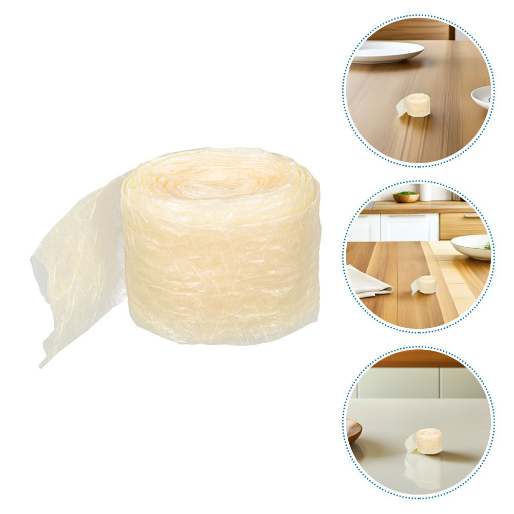 2Pcs Reusable Collagen Sausage Casing for Sausages Making Beige Flavor Locking